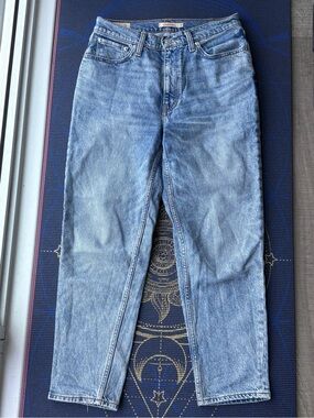 29x28 Levi's 80s Mom Jean - Straight Leg Blue Denim